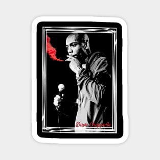 dave chappelle retro smoker style Magnet