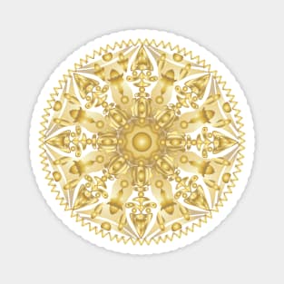 Gold ornament Maya Magnet