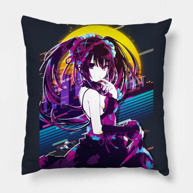 Kurumi Tokisaki Pillow by 80sRetro