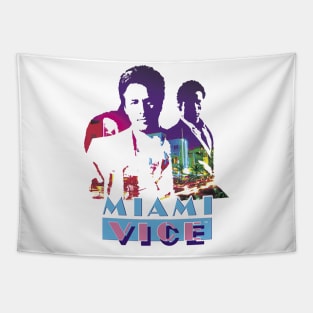 Miami Vice Crockett And Tubbs Tapestry