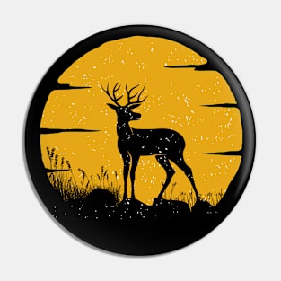 Deer enjoying winter breeze Pin