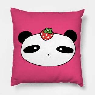 Strawberry Panda Face Pillow