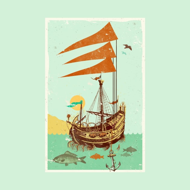 VINTAGE GALLEON by Showdeer