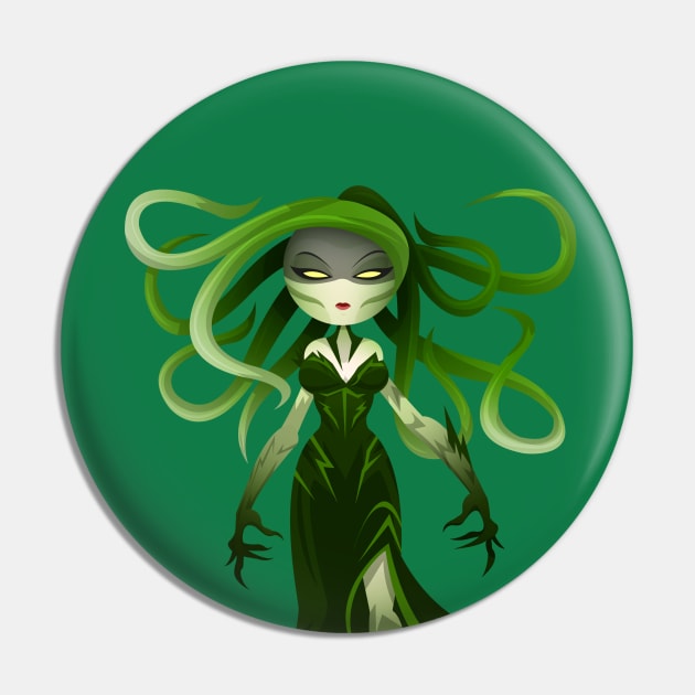 Golgari Queen Pin by Firebluegraphics