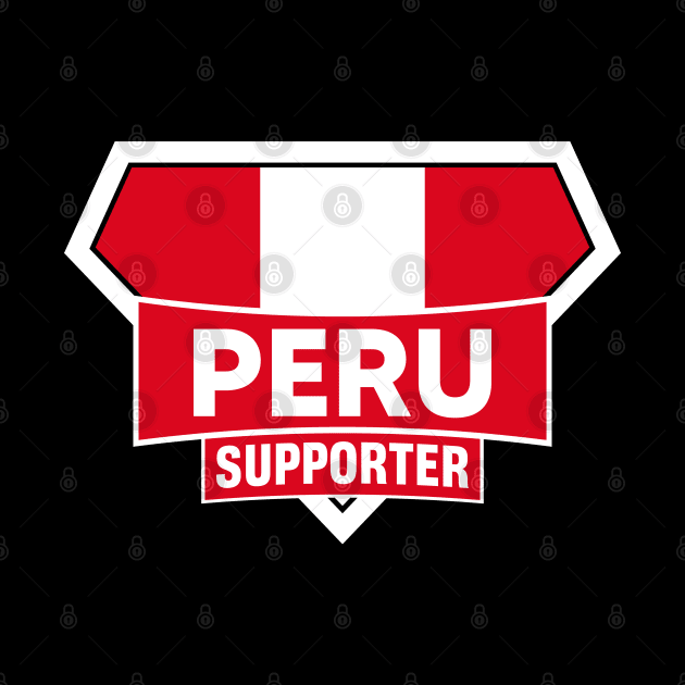 Peru Super Flag Supporter by ASUPERSTORE