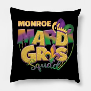 Monroe Mardi Gras Pillow