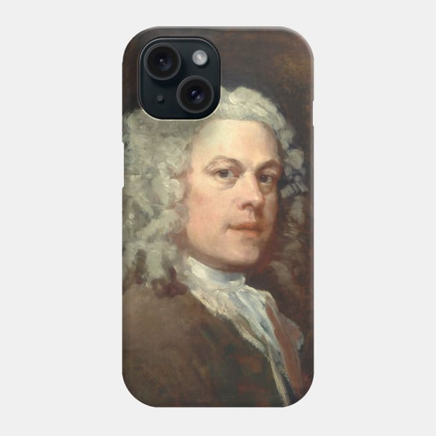 Self-Portrait by William Hogarth Phone Case by Classic Art Stall