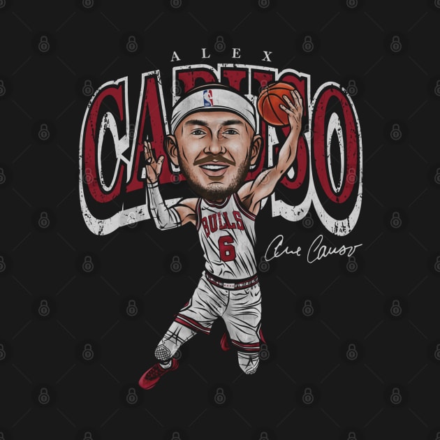 Alex Caruso Chicago Cartoon by artbygonzalez