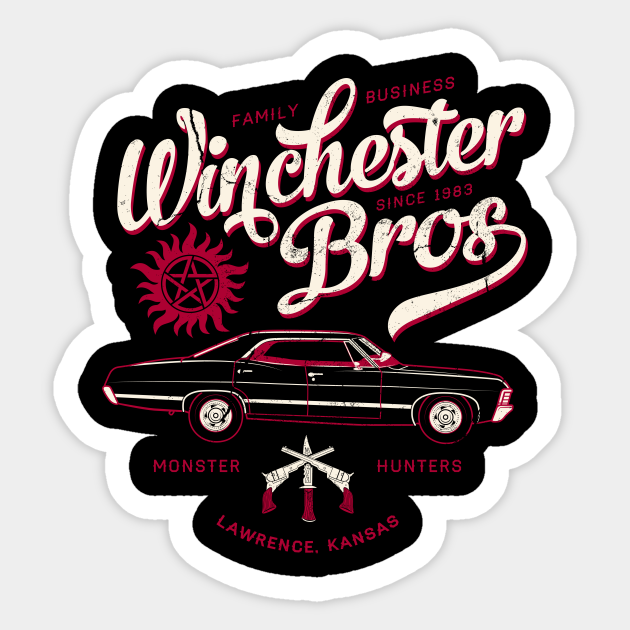 Winchester Bros - Supernatural - Sticker