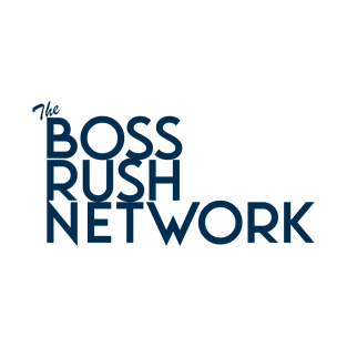 Boss Rush Network Logo (Navy Blue) T-Shirt