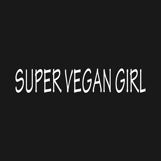 Super Vegan Girl by JevLavigne