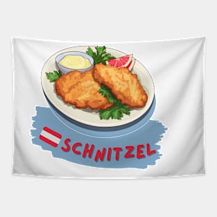 Schnitzel | Austrian food Tapestry