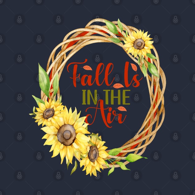 Fall Is In The Air Sunflowers by TLSDesigns