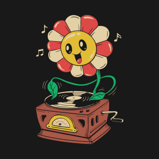 Vinyl Flower T-Shirt