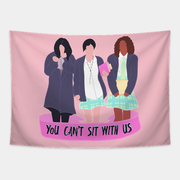 Mean Goths Tapestry by Paper Loves Ink