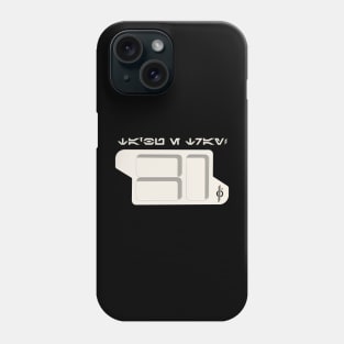 CSL Tray (Ta'bu E Tray - Aurebesh) Phone Case