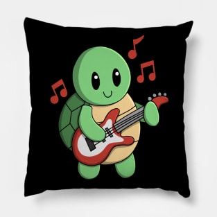 Turtle Guitarist Pillow