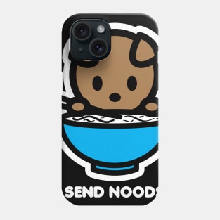 Dog Puppy Send Noods Food Noodles Pho Ramen Funny Animal Phone Case