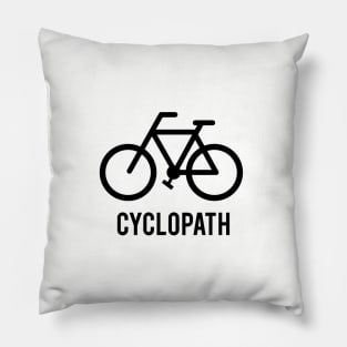 Cyclopath, bicycle t-shirt, cyclist shirt Pillow