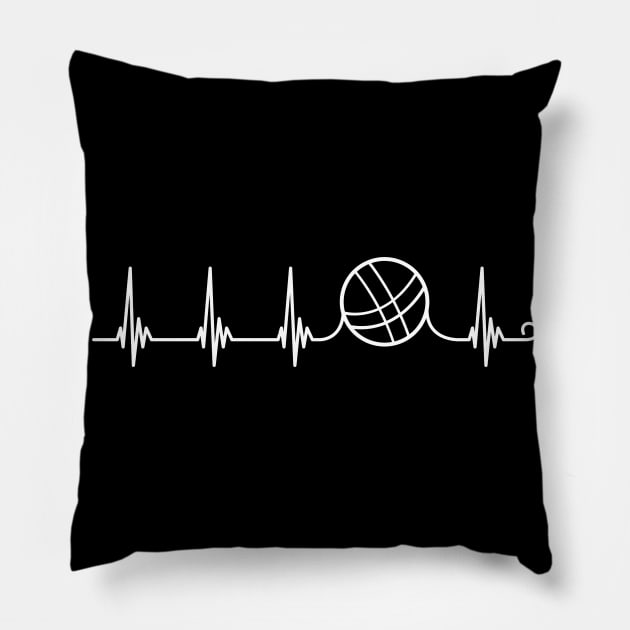 Boule Bocce heartbeat Pillow by Gift Designs