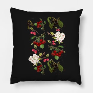 Cherries with Blossoms Pillow