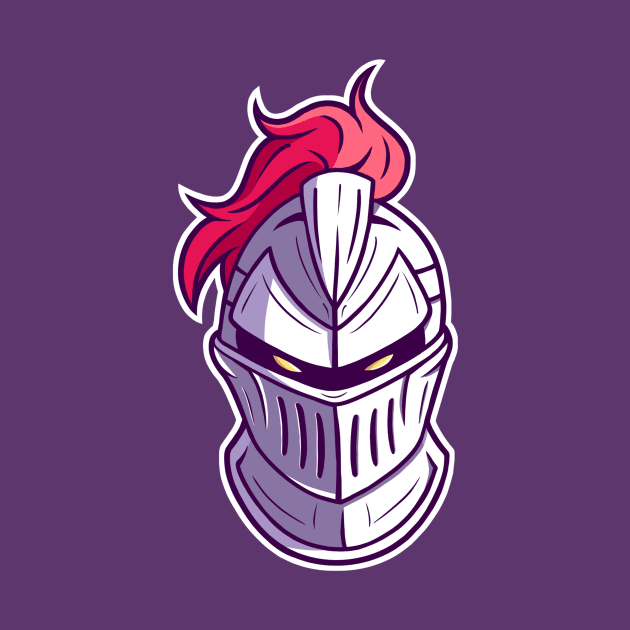 Ghost Knight Helmet by Rodillustra