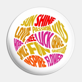 Groovy circle Pin