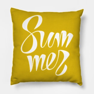 Lettering Summer Pillow