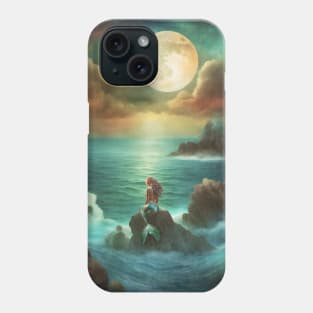 Mermaid Rock Ocean View Phone Case