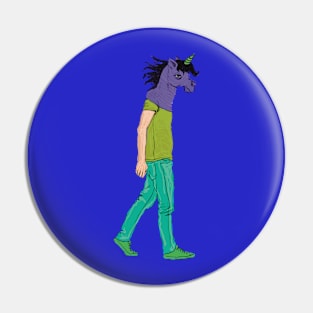 Horseman violet Pin