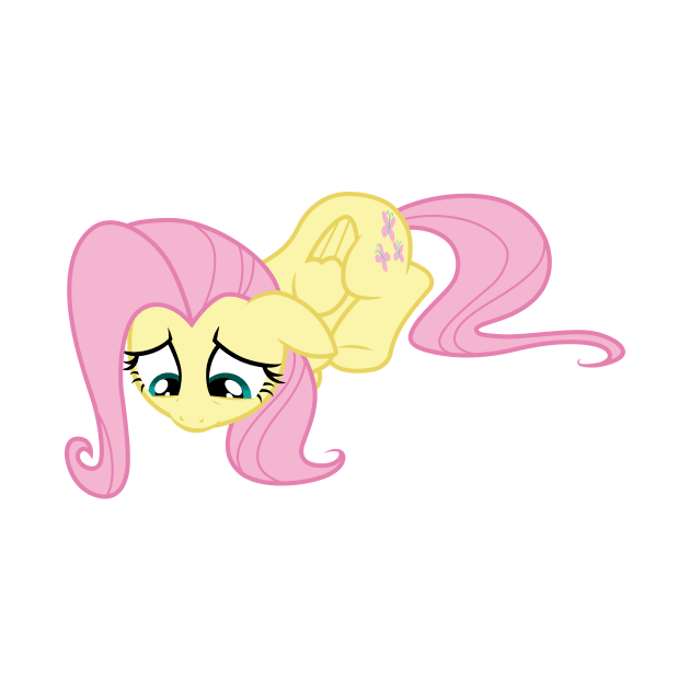 Nervous cute Fluttershy by CloudyGlow