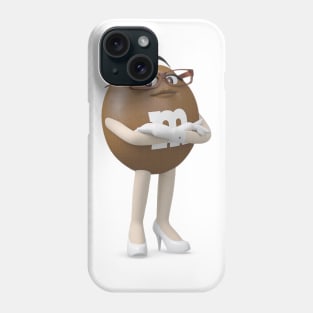 brown chocolate Phone Case