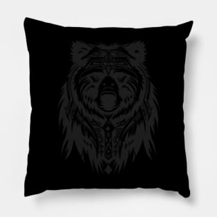 Grizzly Bear Livelihood Pillow