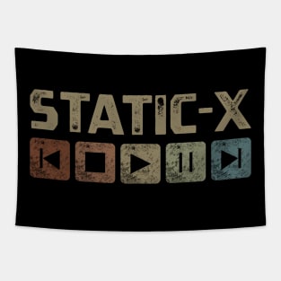 Static-X Control Button Tapestry