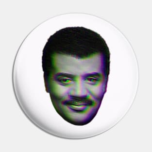 Neil DeGrasse Tyson Glitch Pin