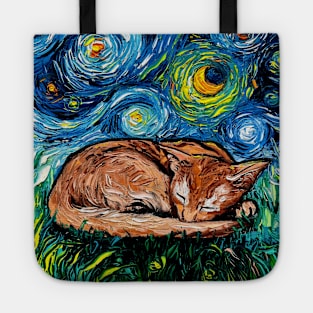 Sleepy Abyssinian Night Tote