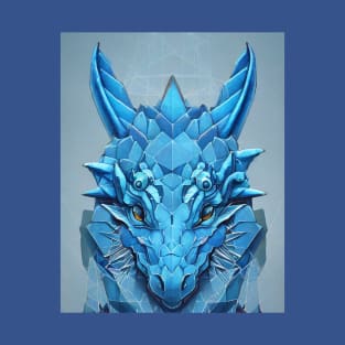 Blue Crystal Dragon T-Shirt