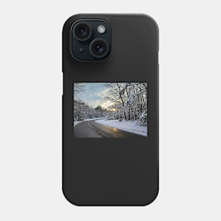 Snowy Sunrise Phone Case