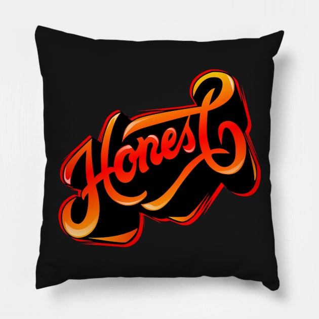 Lettering 01 Pillow by aredie19