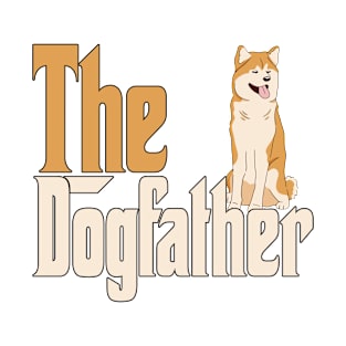 Akita Dog Dad Dogfather Dogs Daddy Father Rottie T-Shirt