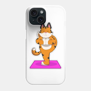 Tiger Yoga Meditation Phone Case