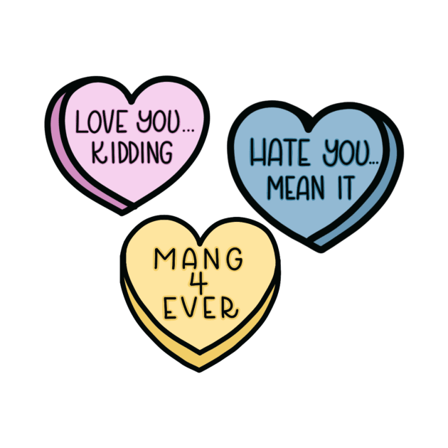 Ginny and Georgia Inspired Candy Hearts by trippyzipp