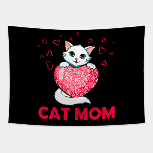 Cat Mom Tapestry