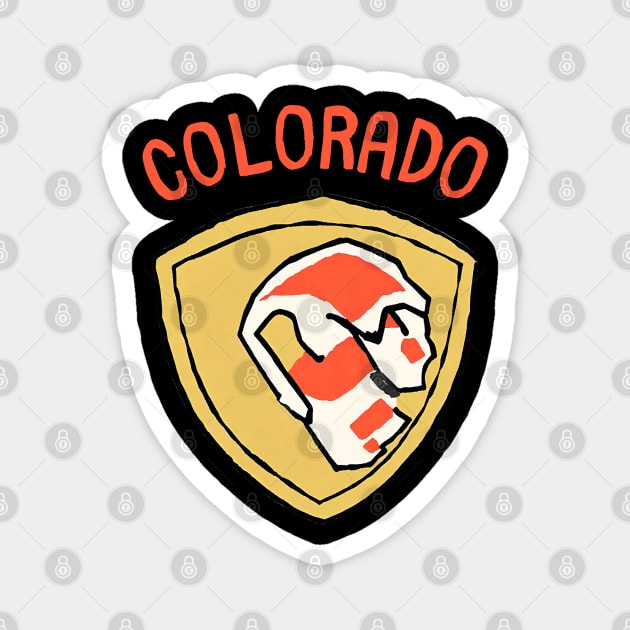 Colorado Football American Football Player Teammate Football Games Magnet by DaysuCollege