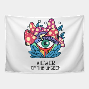 Viewer of The Unseen - Mushroom Tapestry