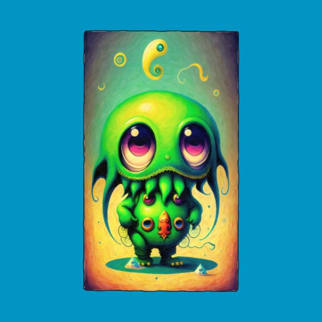 Chibi Cthulhu Loves You. by cannibaljp