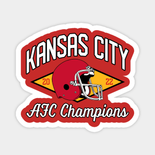 Kansas City Chiefs AFC Champions Magnet