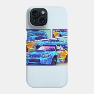 JDM Subaru WRX Blobeye STI Phone Case