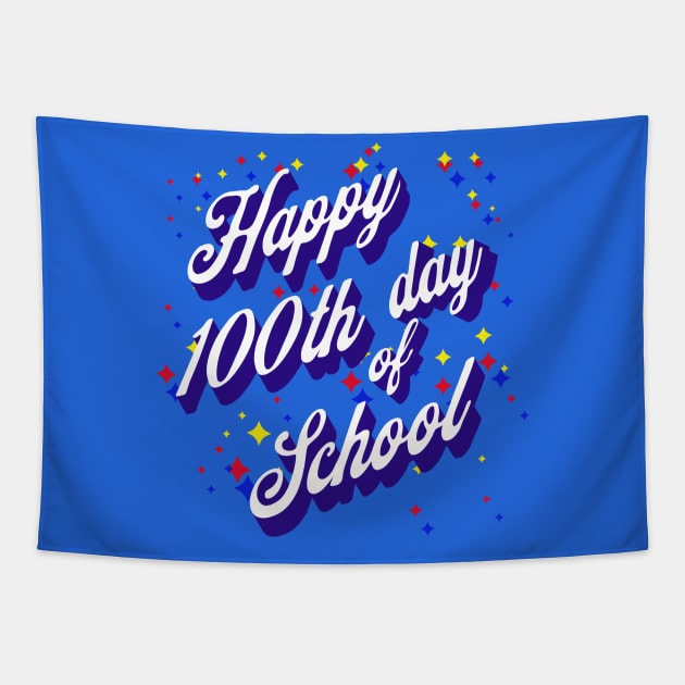 100th day of school Tapestry by Polynesian Vibes