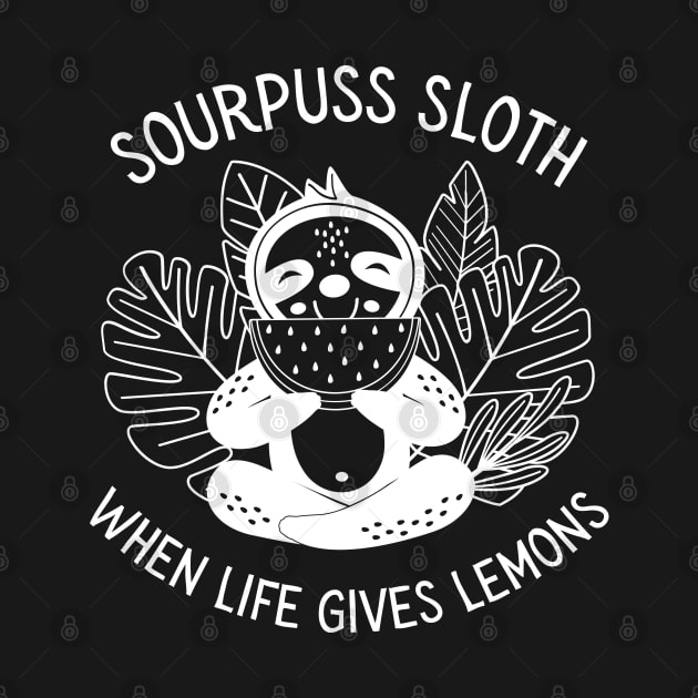 Sourpuss Sloth When life gives Lemons by NomiCrafts